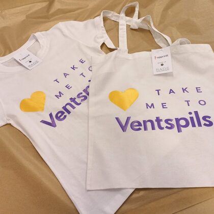 Design line ''Love to live in Ventspils''